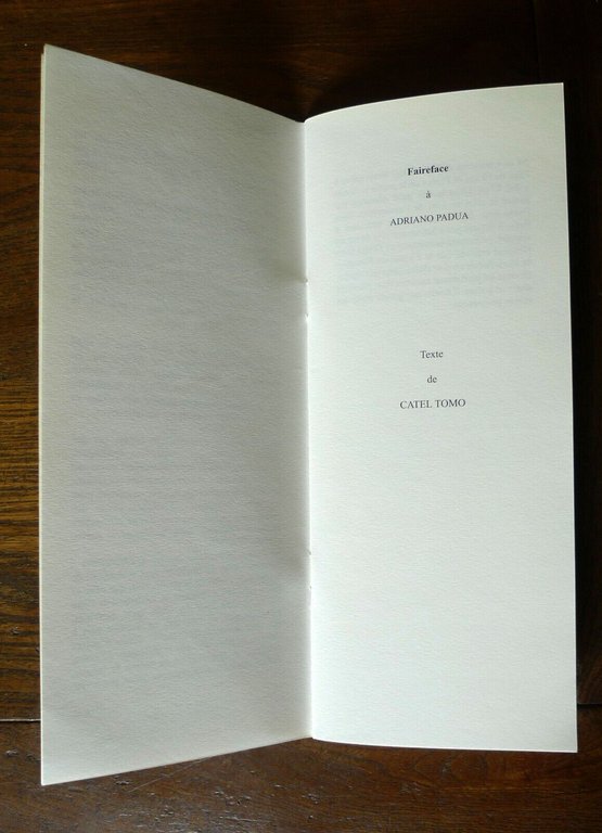 FAIREFACE N.0 2007.Adriano Padua.Catel Tomo[poesia contemporanea,SLAM POETRY