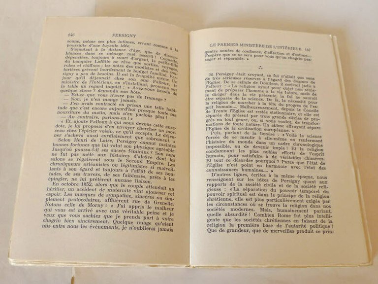Farat,PERSIGNY.UN MINISTRE DE NAPOLÉON III.1808-1872,Hachette '57[storia Francia