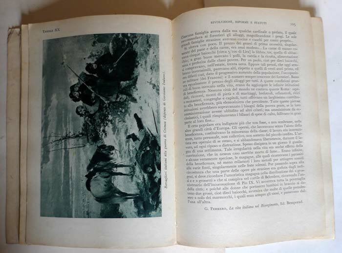 Fazio,LA CIVILTÀ E L'UOMO,Mondadori 1954 I^[corso storia,Regno d'Italia,WW1