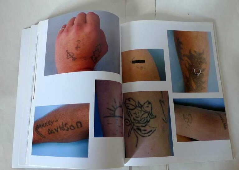 Federico D'Orazio,UNSEEN PARADISE.NEON TATTOOS,2007[tatuaggi,carcere