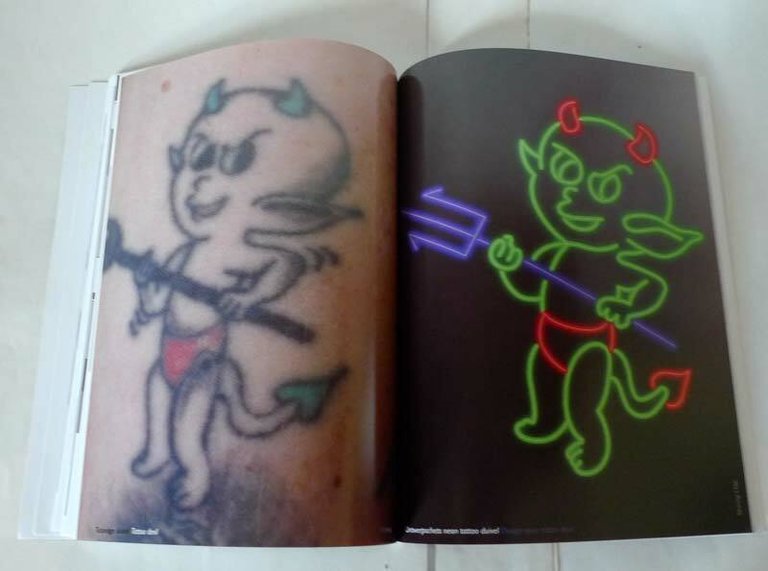 Federico D'Orazio,UNSEEN PARADISE.NEON TATTOOS,2007[tatuaggi,carcere
