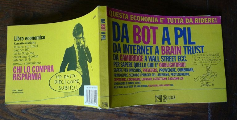 Federico Maggioni,DA BOT A PIL,1995 Il Sole 24 Ore[economia,umorismo,vignette