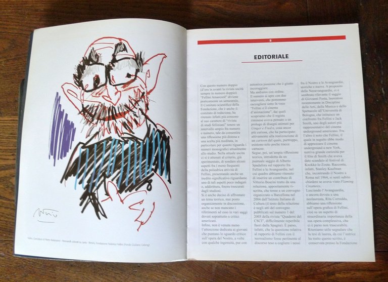 FELLINI AMARCORD.RIVISTA DI STUDI FELLINIANI 3-4 2005[cinema,Bozzetto,Jack Smith