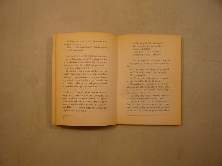 Fernàn Caballero,IL CASTELLO DI ANDRAI E NON TORNERAI, Juvenilia 1987