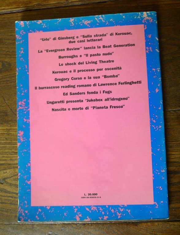 Fernanda Pivano,C'ERA UNA VOLTA UN BEAT,1988 Arcana[Ginsberg,Kerouac,Burroughs