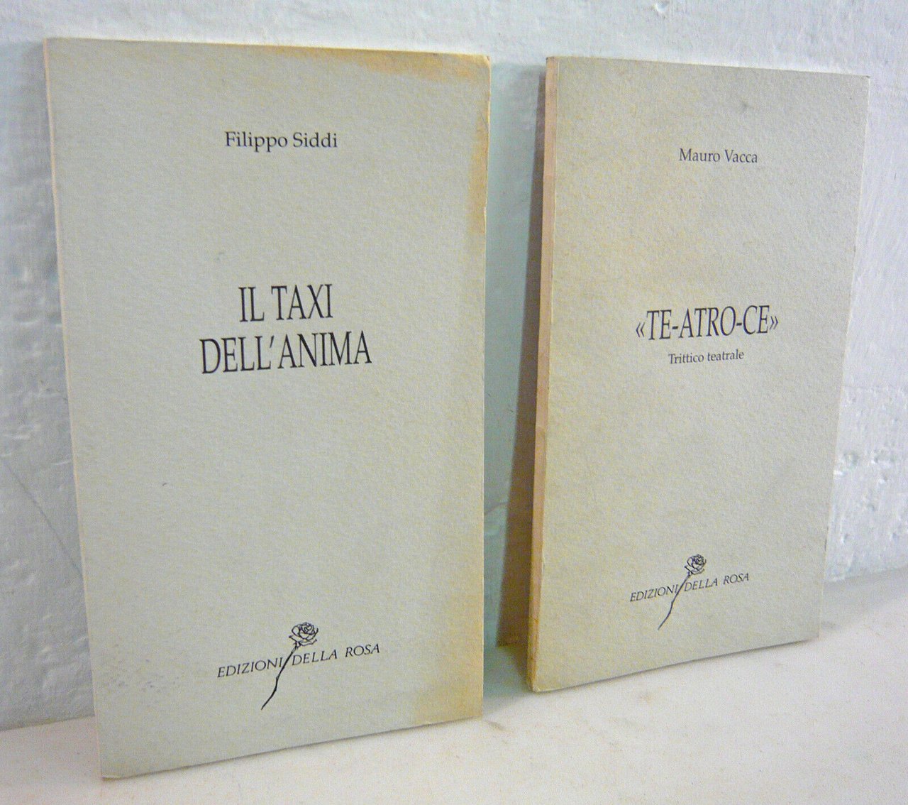 Filippo Siddi,IL TAXI DELL’ANIMA/Mauro Vacca,TE-ATRO-CE,'93 Ed.della Rosa[poesia