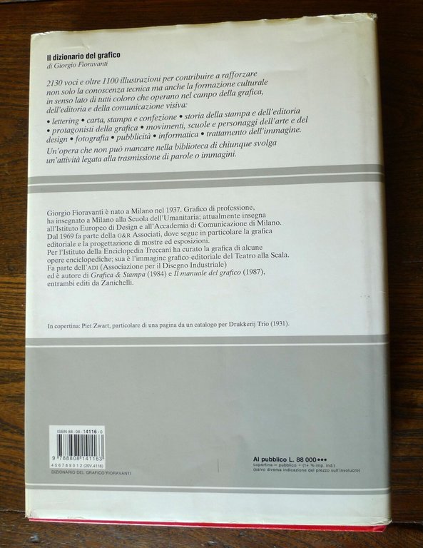 Fioravanti,IL DIZIONARIO DEL GRAFICO,1993 Zanichelli[grafica,editoria,stampa