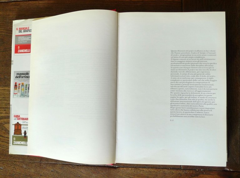 Fioravanti,IL DIZIONARIO DEL GRAFICO,1993 Zanichelli[grafica,editoria,stampa