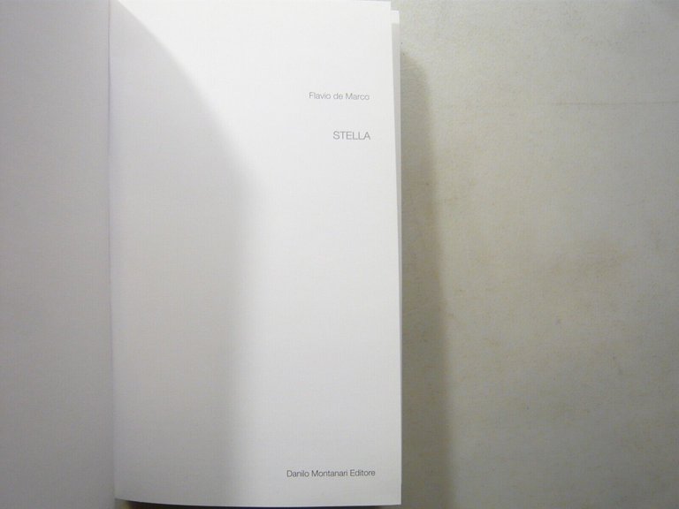Flavio de Marco, STELLA, Danilo Montanari Editore, Ravenna, 2013
