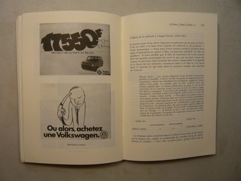 Floch,SEMIOTIQUE, MARKETING ET COMMUNICATION,Paris, 1990[pubblicità