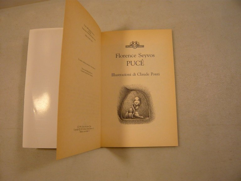 Florence Seyvos,PUCÈ,Salani 2001[Claude Ponti