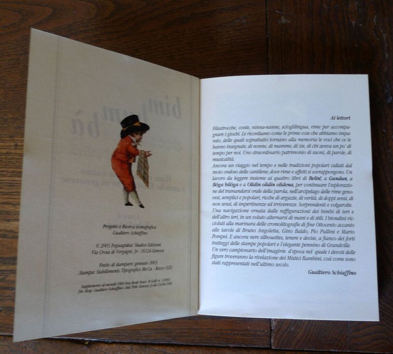 Fochesato,BIM BUM BÀ STOCCHEFISCE E BACCALÀ,2003[filastrocche,dialetto genovese