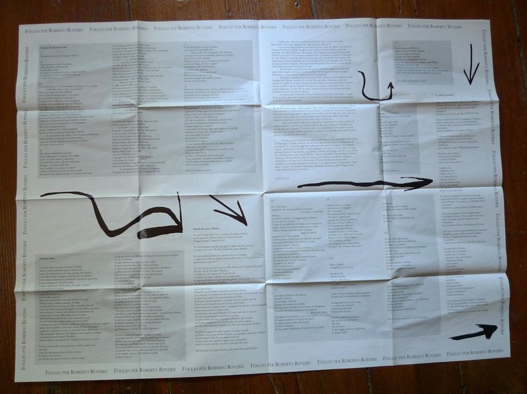 FOGLIO PER ROBERTO ROVERSI.Una proposta di letture,2012 Bologna[POESIA | Immagine Gallery 3