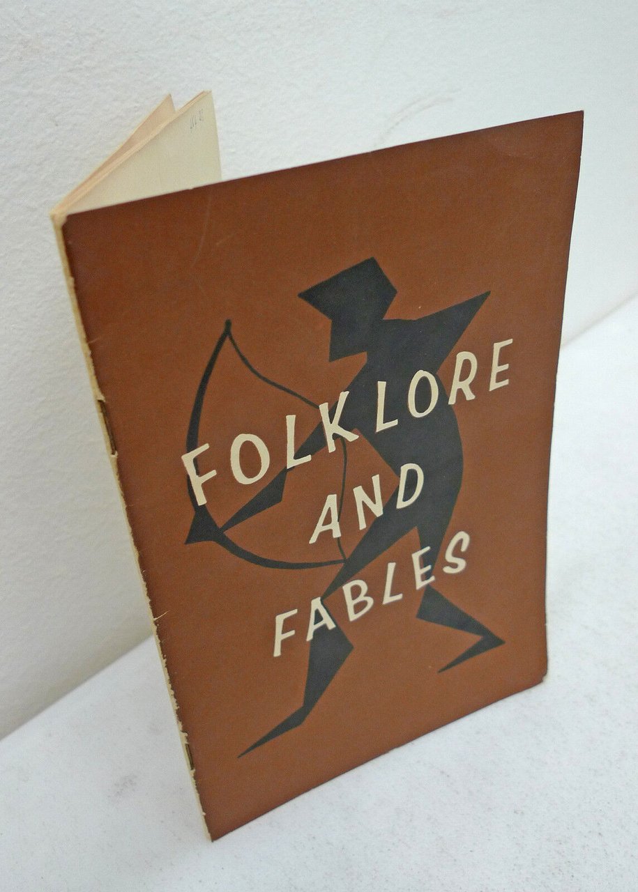 FOLKLORE AND FABLES.Some tales from Western and Eastern Nigeria'60[favole,Africa