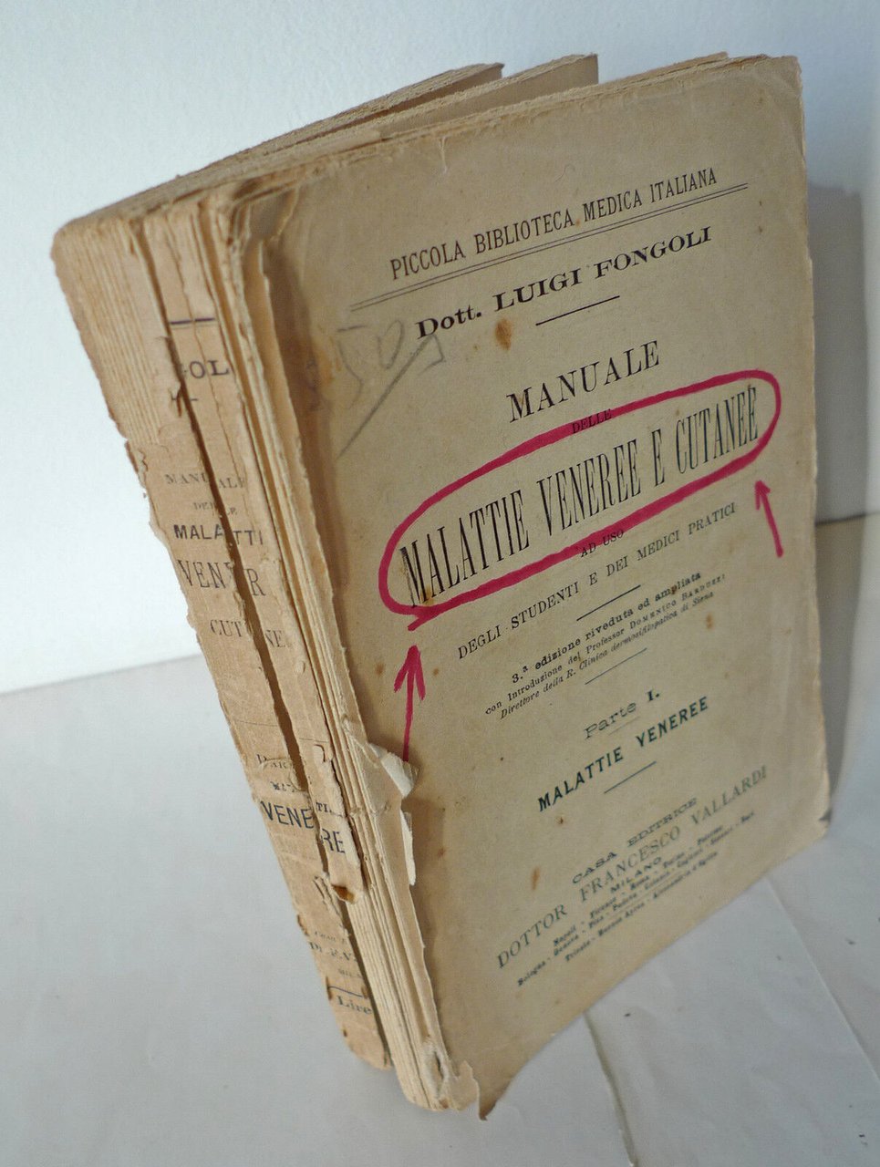 Fongoli,MANUALE DELLE MALATTIE VENEREE E CUTANEE,1898 Vallardi[medicina
