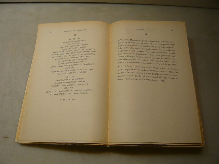 Forni-Pighi,LE ISCRIZIONI DELL?ARCHIGINNASIO,Bologna,1962[marxismo, politica