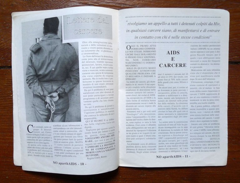FORTE PRENESTINO CSOA.NO APARTHAIDS,Roma 1991[AIDS,controinformazione | Immagine Gallery 4