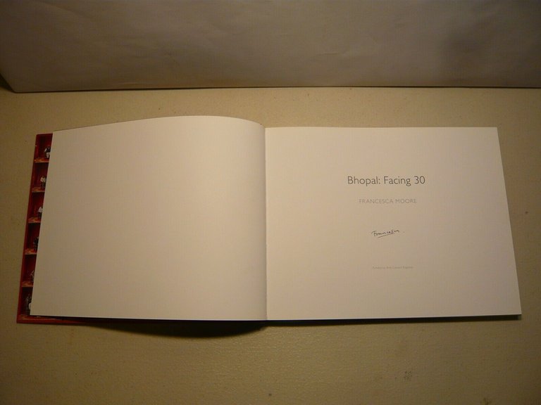 Francesca Moore, BHOPAL: FACING 30,2014[catalogo della mostra