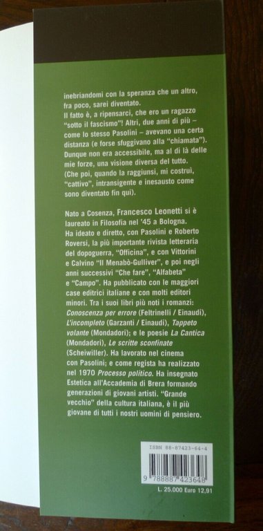 Francesco Leonetti,LA VOCE DEL CORVO.UNA VITA(1940-2001)DeriveApprodi[biografia