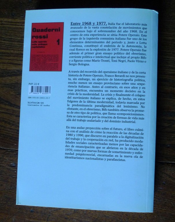 Franco Berardi(Bifo),ÚLTIMOS FULGORES DE LA MODERNIDAD,2024 TDS[POTERE OPERAIO