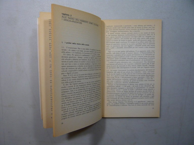 Franco Frabboni,SCUOLA E AMBIENTE,Bruno Mondadori 1980