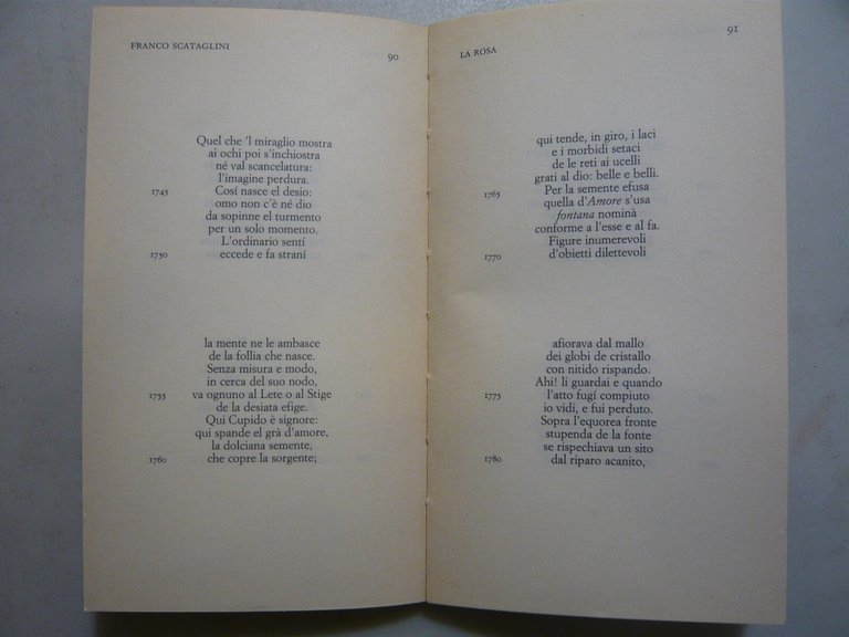 Franco Scatolini, LA ROSA, Giulio Einaudi 1992