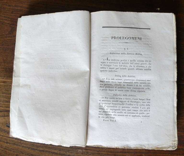 FRANK,TRATTATO DELLE FEBBRI E DELLE MALATTIE DELLA PELLE,1824 Minerva[MEDICINA