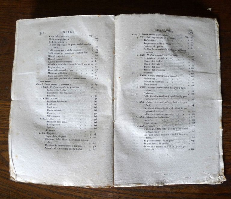 FRANK,TRATTATO DELLE FEBBRI E DELLE MALATTIE DELLA PELLE,1824 Minerva[MEDICINA