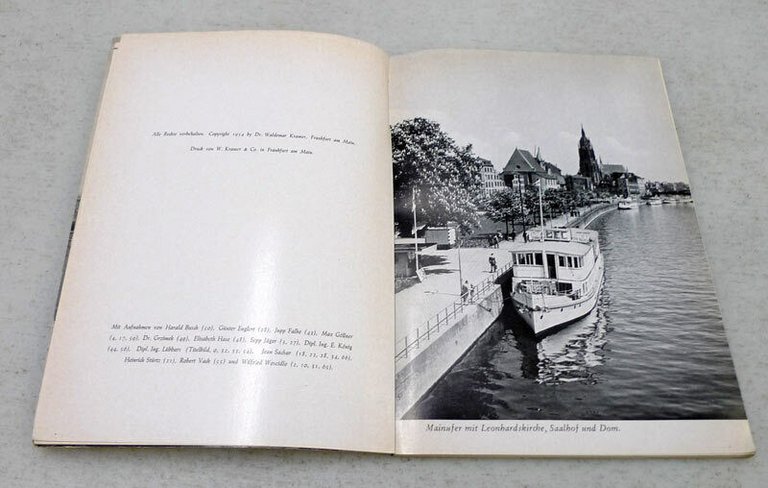 Franz Lerner,FRANKFURT EIN STADTFUHRER,1954 Kramer[Francoforte