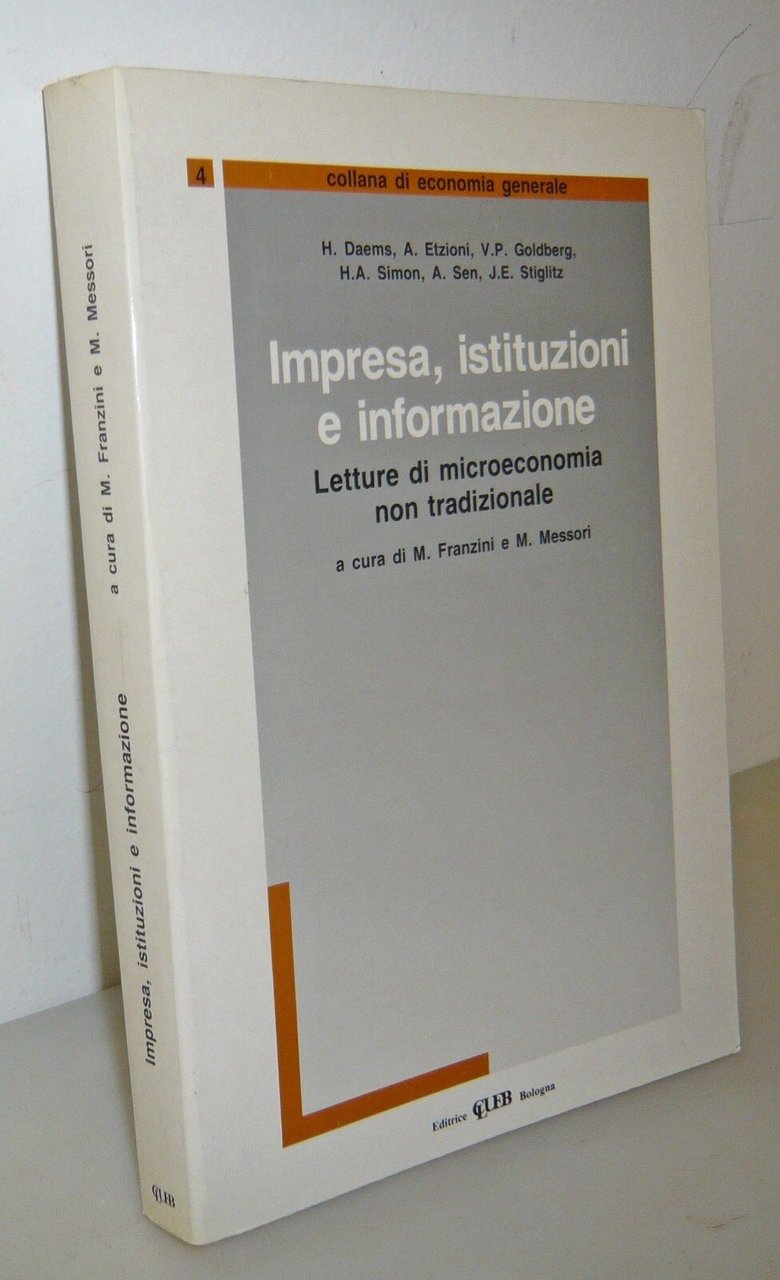 Franzini/Messori,IMPRESA,ISTITUZIONI E INFORMAZIONE,1991[economia,microeconomia