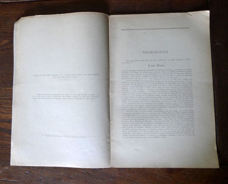 Frati,LEON DOREZ.NECROLOGIA.BIBLIOGRAFIA DEGLI SCRITTI,1922 Olschky[paleografia | Immagine Gallery 3