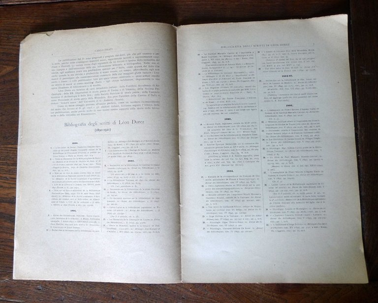 Frati,LEON DOREZ.NECROLOGIA.BIBLIOGRAFIA DEGLI SCRITTI,1922 Olschky[paleografia | Immagine Gallery 4