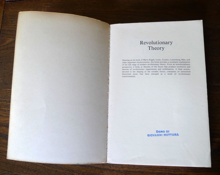 Friedland,REVOLUTIONARY THEORY,1982 Allanheld[teorie rivoluzionarie,comunismo | Immagine Gallery 3
