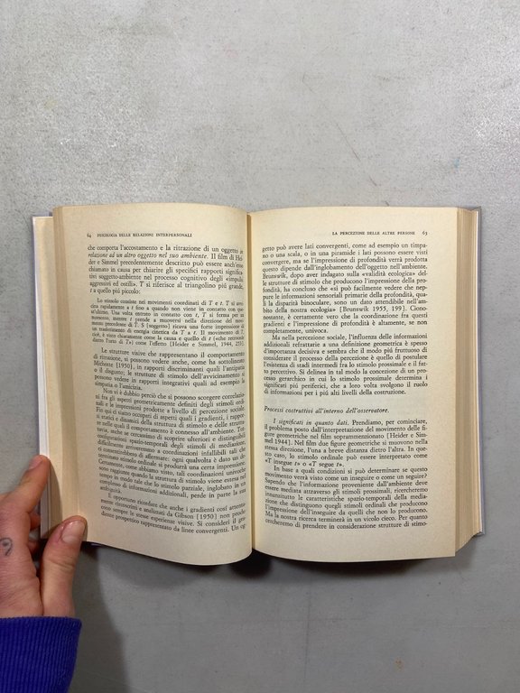 Fritz Heider PSICOLOGIA DELLE RELAZIONI INTERPERSONALI,Il Mulino 1958