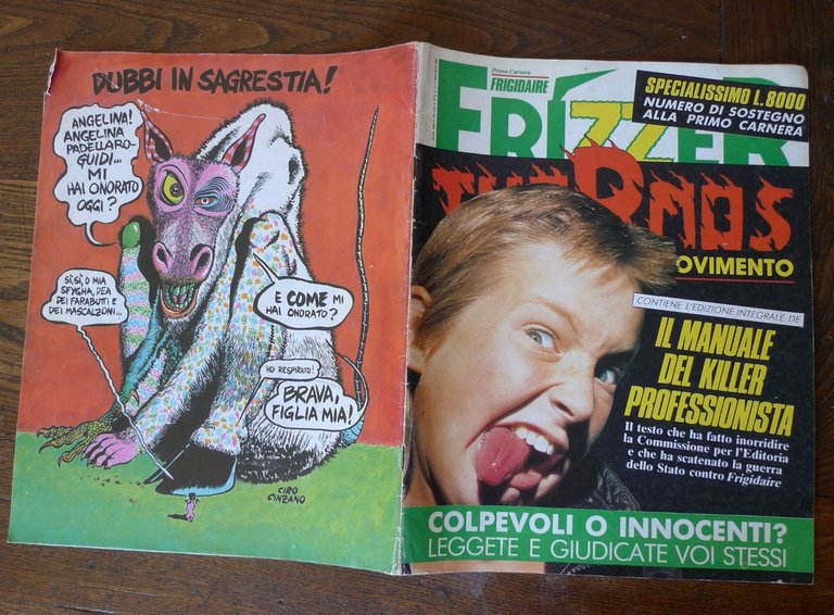 FRIZZER N.12-13 Marzo-Aprile 1986,Primo Carnera[FRIGIDAIRE,MANUALE KILLER | Immagine Gallery 2
