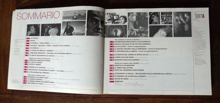 FUORI VISTA n.3/4 2000.Semestrale di cinema e audiovisivi[Kusturica,Grifi