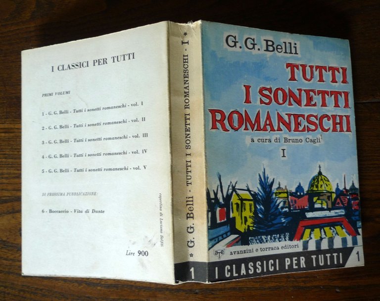 G.G.Belli,TUTTI I SONETTI ROMANESCHI.5 voll.1965 Avanzini e Torraca[cura B.Cagli | Immagine Gallery 2