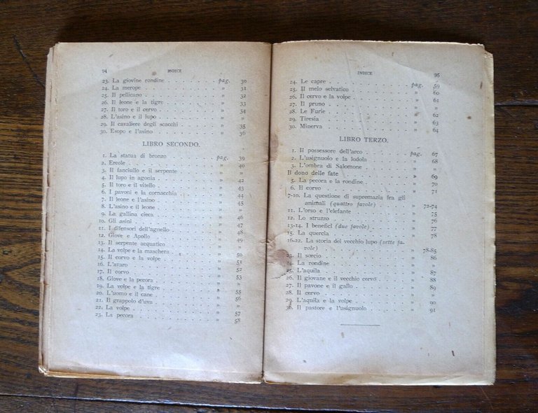 G. Lessing,FAVOLE,1909 Sonzogno BIBLIOTECA UNIVERSALE