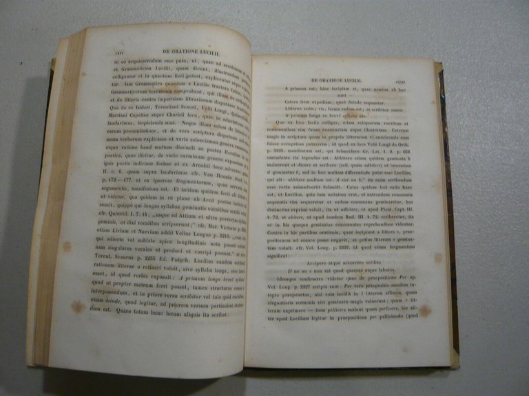 Gaius Lucilius,C. LUCILII SATURARUM RELIQUIAE 1846[Zurigo, Gerlach