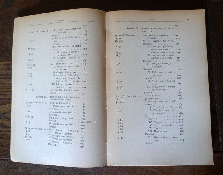 Gandiglio,CORSO DI LINGUA LATINA II.MORFOLOGIA IRREGOLARE,1965 Zanichelli | Immagine Gallery 5