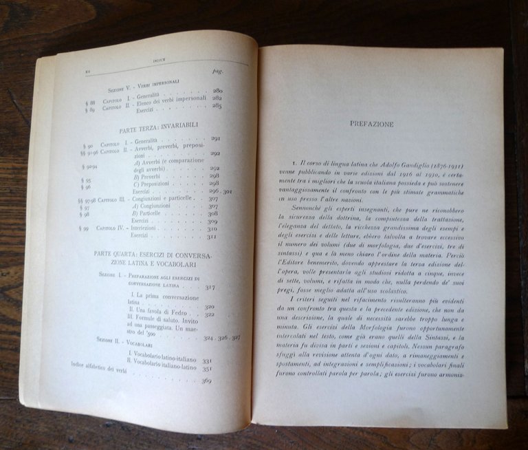 Gandiglio,CORSO DI LINGUA LATINA II.MORFOLOGIA IRREGOLARE,1965 Zanichelli | Immagine Gallery 6