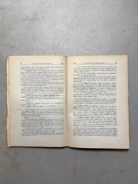 Gandiglio,CORSO DI LINGUA LATINA.Sintassi latina vol 1 e 2 Zanichelli,1950/55 | Immagine Gallery 6