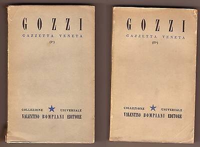 Gasparo Gozzi,GAZZETTA VENETA,Bompiani 1943