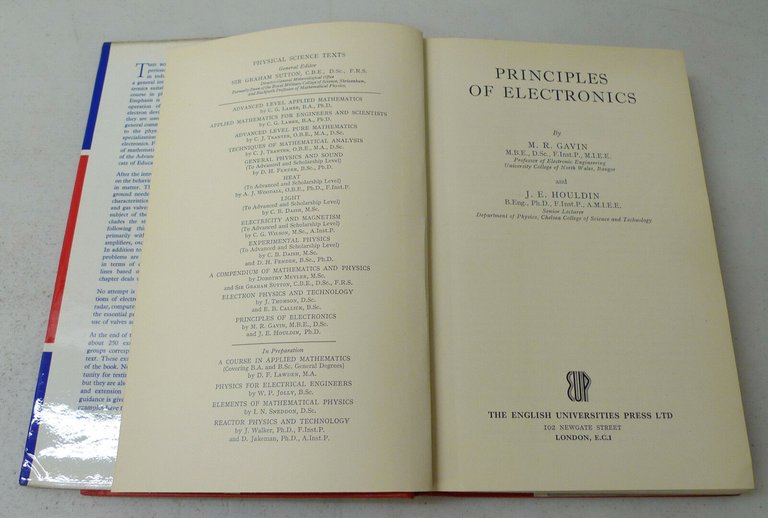 Gavin/Houldin,PRINCIPLES OF ELECTRONICS,1959[manuale elettrotecnica,elettronica