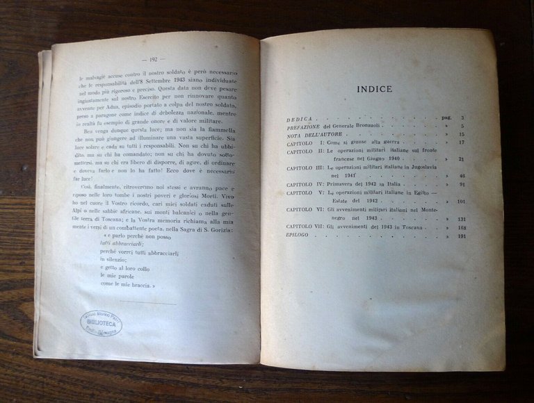 Generale Ceriana Mayneri,PARLA UN COMANDANTE DI TRUPPE,1947 Rispoli[WW2,guerra