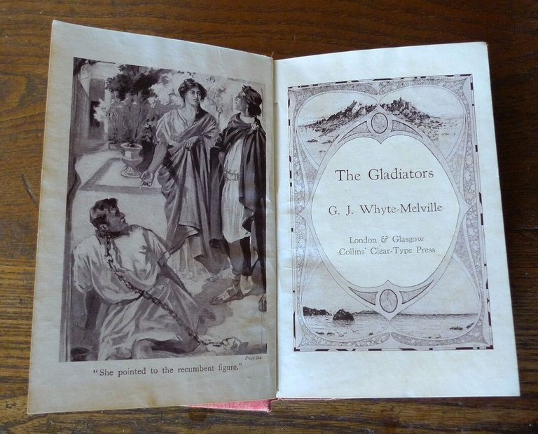 George John Whyte-Melville,THE GLADIATORS,Collins' Clear-Type Press