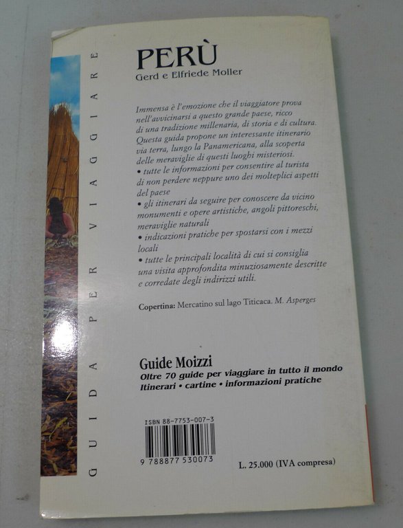 Gerd e Elfriede Moller,PERÙ,1996 Moizzi[GUIDA PER VIAGGIARE,TURISMO,VIAGGI