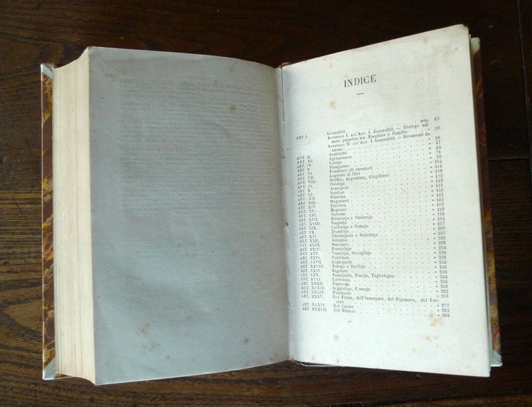 Giacinto Carena,VOCABOLARIO ITALIANO DOMESTICO+D'ARTI E MESTIERI,1859 Napoli