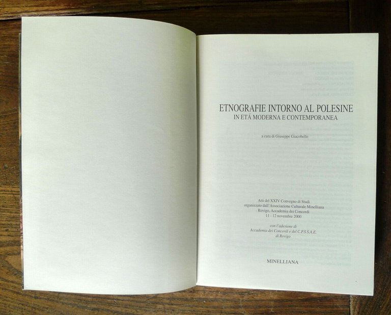 Giacobello,ETNOGRAFIE INTORNO AL POLESINE,2002 Minelliana[CULTURA PADANA
