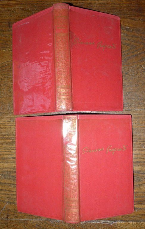 Giacomo Leopardi,OPERETTE MORALI E ALTRI SCRITTI,2 VOLL.,1966 Zanichelli